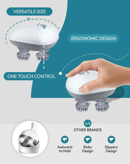Portable Scalp Massager for Hair Growth