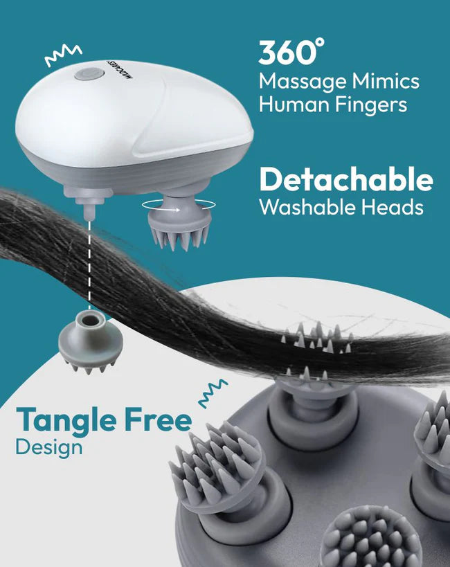 Portable Scalp Massager for Hair Growth